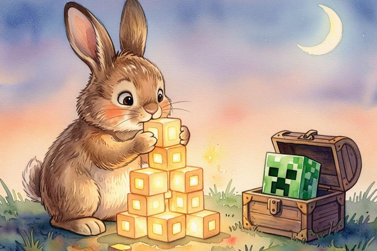 Крипер, который не взрывался — иллюстрация к сказке