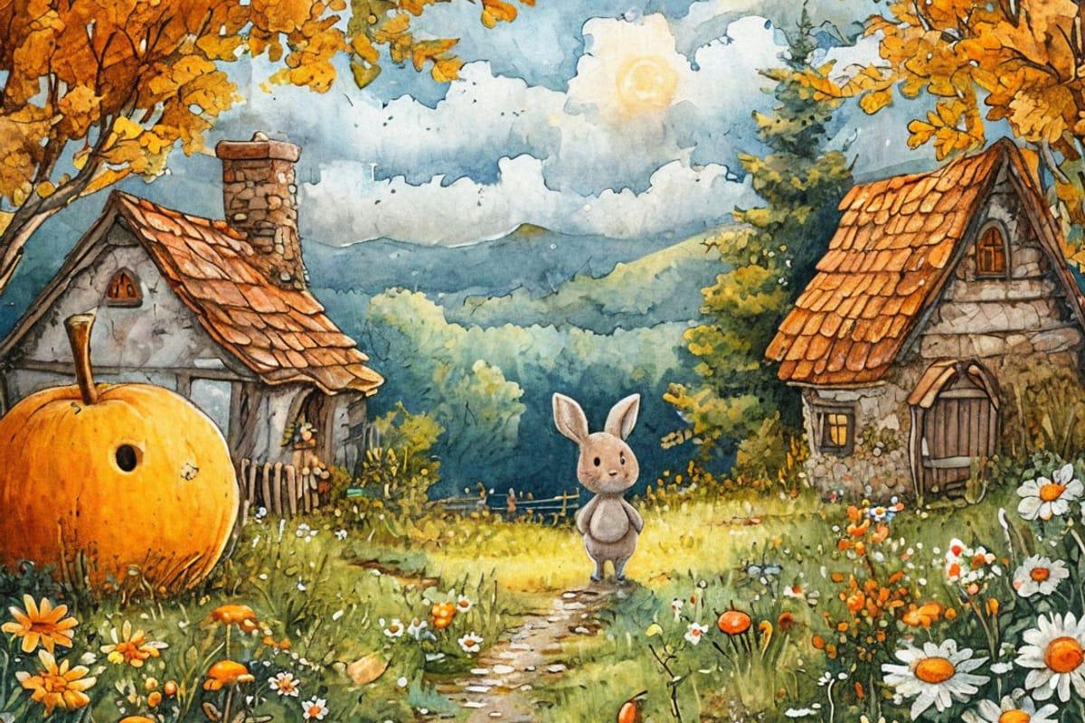 Ночник под грушей — иллюстрация к сказке