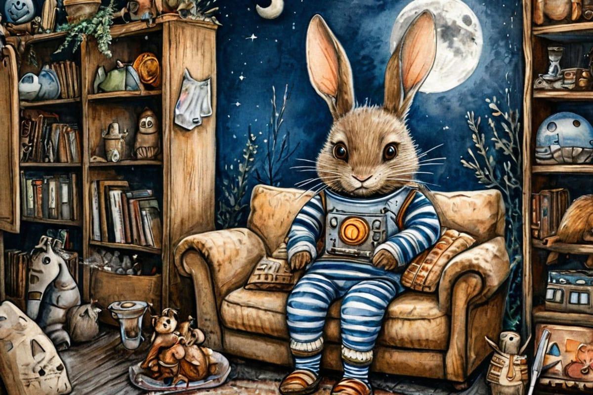 Скафандр из пижамы — иллюстрация к сказке